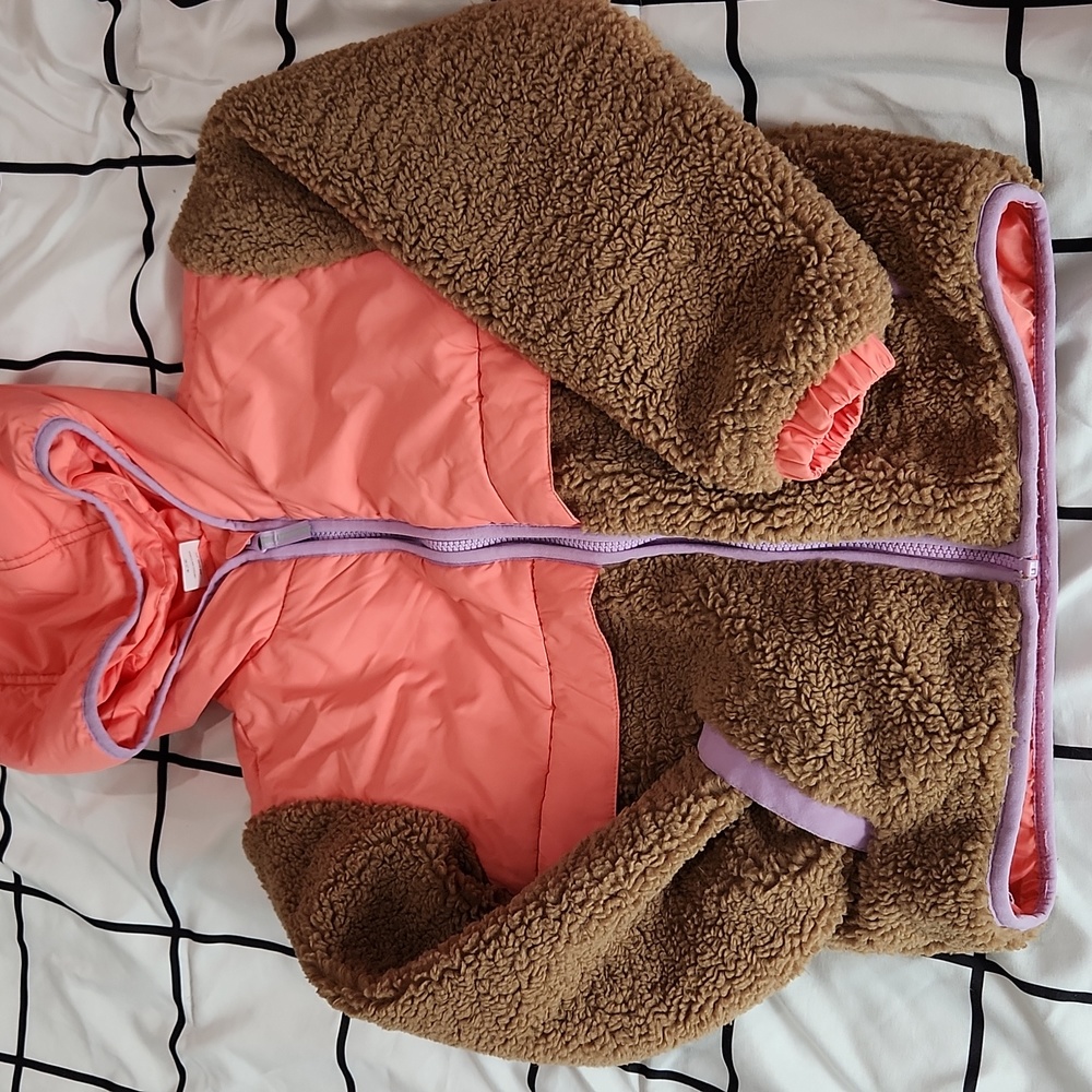 GIRLS FLEECE ZIP JACKET Size 7-8